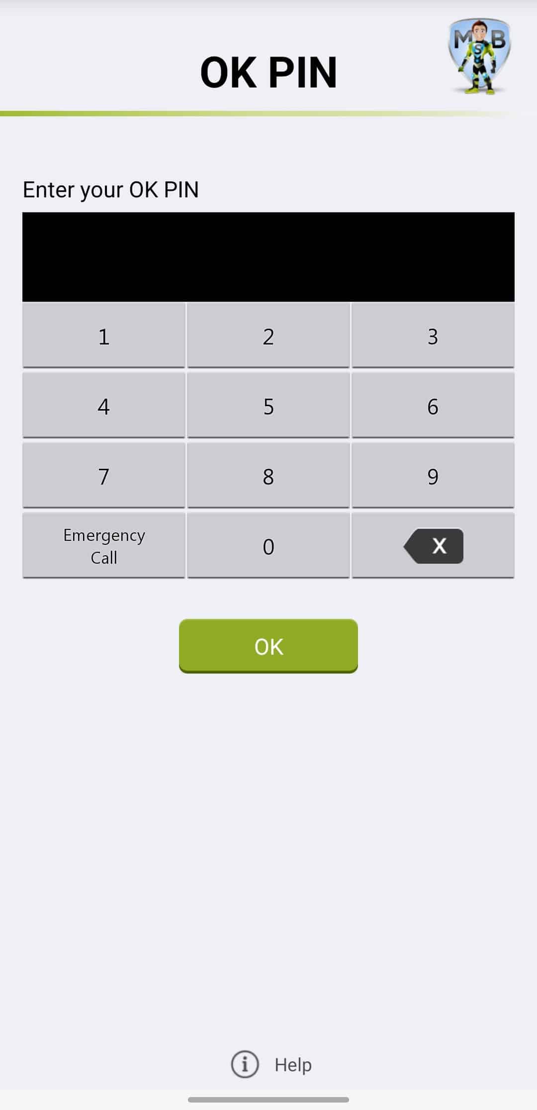 My Safety Buddy Permissions – Enter OK PIN My Safety Buddy Permissions - Enter OK PIN