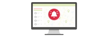Panic Alarm on Web Portal