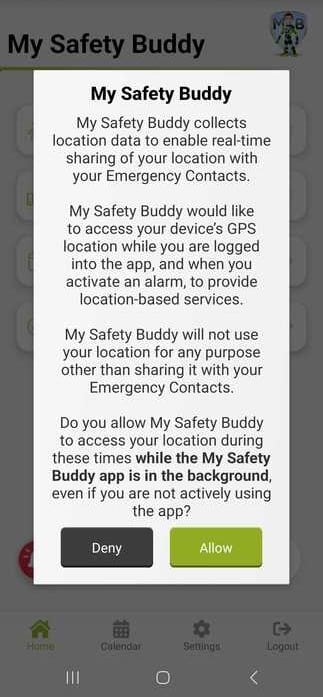 Background Location Permission